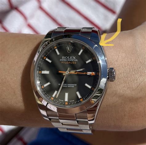 rolex milgauss scratches|Scratched Milgauss Treatment Options .